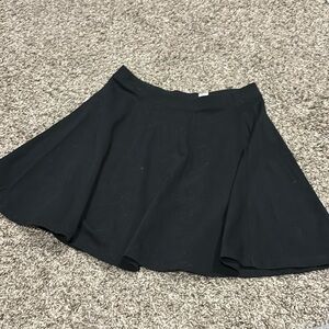 Black tennis skirt